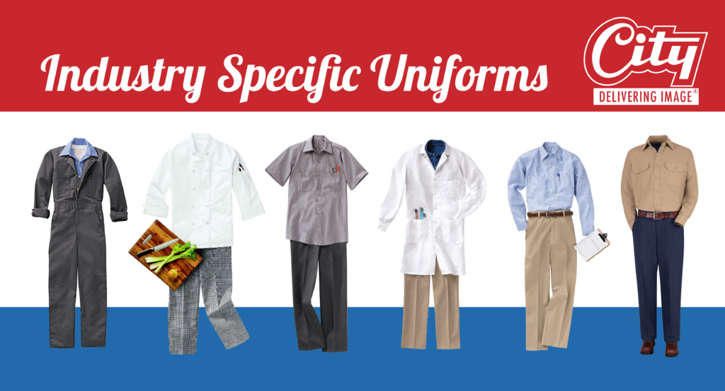 Work uniforms, corporate uniforms, manufacturing uniforms, food processing uniforms