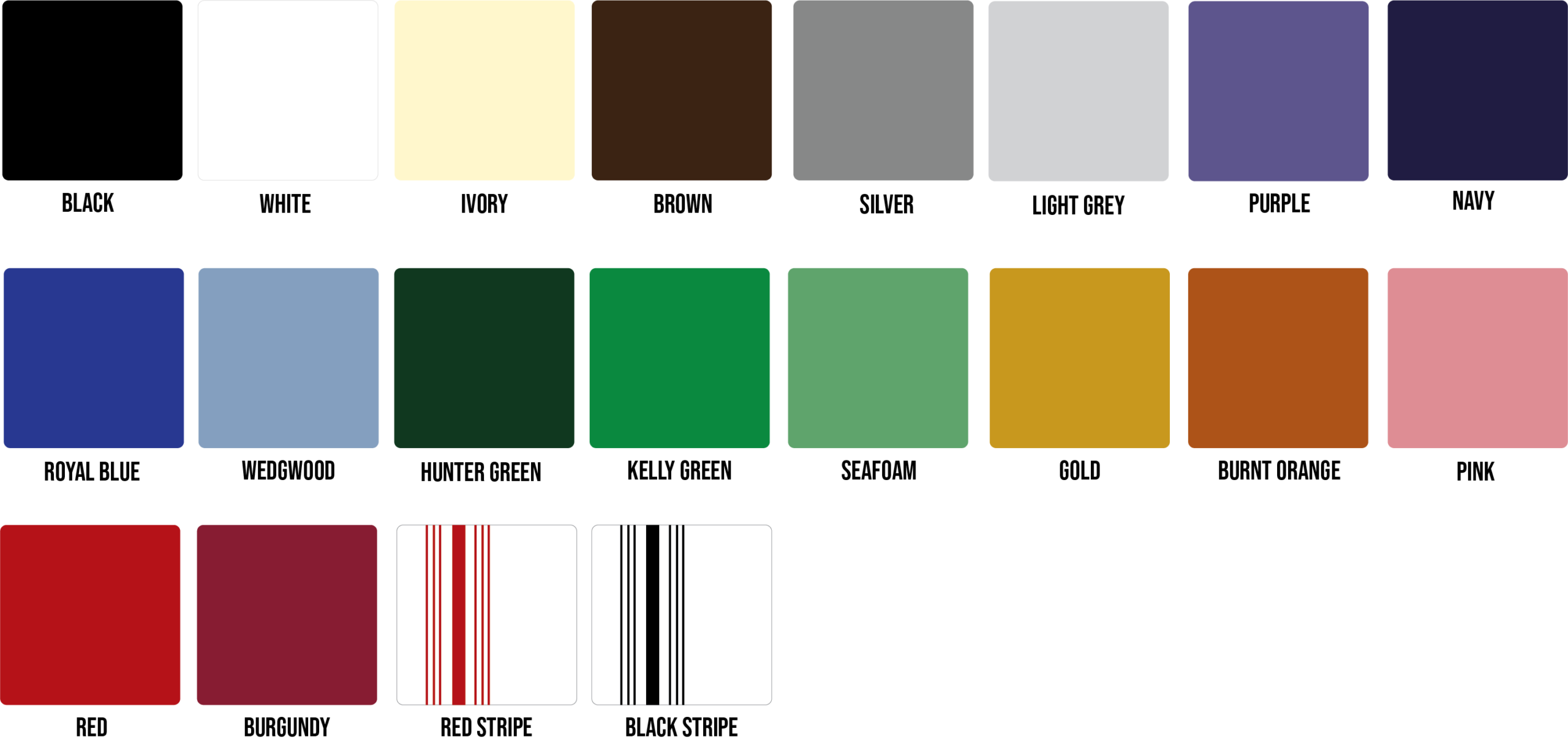 color chart (2026)